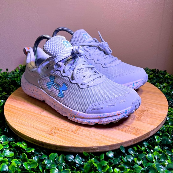 Under Armour Shoes - 🔥 UNDER ARMOUR CHARGED ASSERT 10 UA PNTSP GREY 3027092-100 SHOES WOMENS SIZE 9